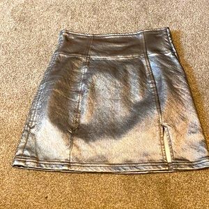 Free People size 2 metallic mini
